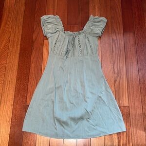 Lulu’s Sage colored dress